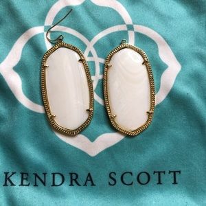 Gold and white Kendra Scott